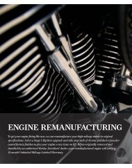 ENGINE REMANUFACTURING - Harley-Davidson Onlineshop