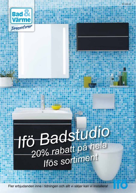 Ifö Badstudio 20% rabatt på hela Ifös sortiment - Gnosjö ...