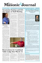 WMJ March 2013 - Freemasons of Wisconsin