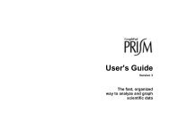 Prism 3 Windows User's Guide - GraphPad Software