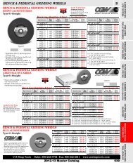 BENCH & PEDESTAL GRINDING WHEELS B - U S Shop Tools