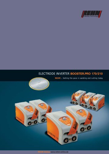 ELECTRODE INVERTER BOOSTER.PRO 170/210 - Tradekey