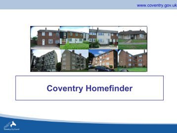 05 - Coventry Homefinder - the Choice Based Lettings System in ...