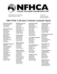 2004 NFHCA Division I National Academic Squad - Eteamz
