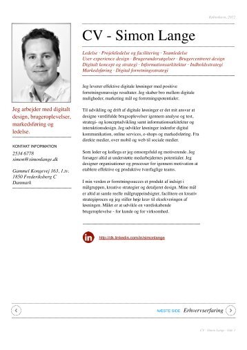 cv templates martin jensen cv cv templates martin jensen cv