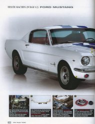 Bericht über Mustang im Motor Klassik Magazin - Red Line Motors