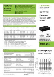 RCD-24 Series - Recom International Power Gmbh