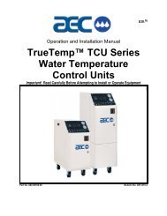 TrueTemp™ TCU Series Water Temperature Control Units