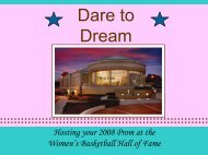 Dare to Dream - Women's Basketball Hall of Fame