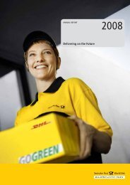 DP DHL annual report 2008 - Williams Lea