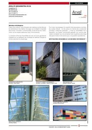 ARVAL BY ARCELORMITTAL NV/SA Données d ... - Cobosystems