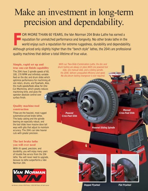 204c Product Literature - Kwik-Way