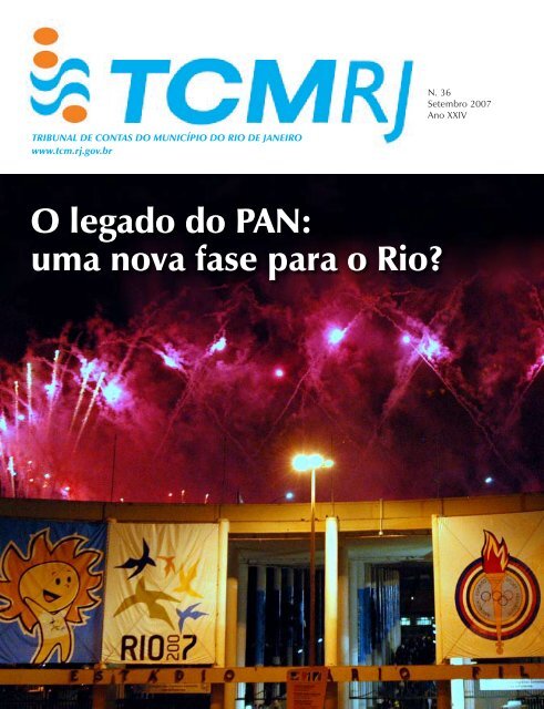 O legado do PAN: uma nova fase para o Rio? - Tribunal de Contas ...