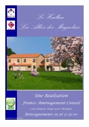 Les Allées des Magnolias - Aquitaine Immobilier Aménagement