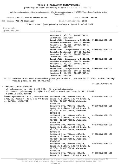 ZNALECKÃ POSUDEK ÄÃ­slo: 4164-310/2012 - OKdrazby.cz