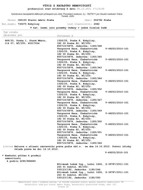 ZNALECKÃ POSUDEK ÄÃ­slo: 4164-310/2012 - OKdrazby.cz