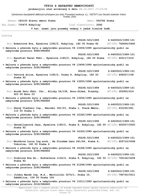 ZNALECKÃ POSUDEK ÄÃ­slo: 4164-310/2012 - OKdrazby.cz