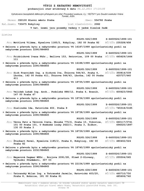 ZNALECKÃ POSUDEK ÄÃ­slo: 4164-310/2012 - OKdrazby.cz