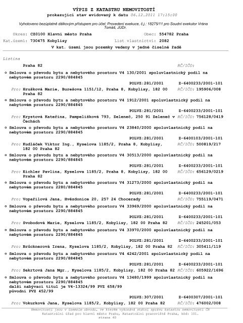 ZNALECKÃ POSUDEK ÄÃ­slo: 4164-310/2012 - OKdrazby.cz