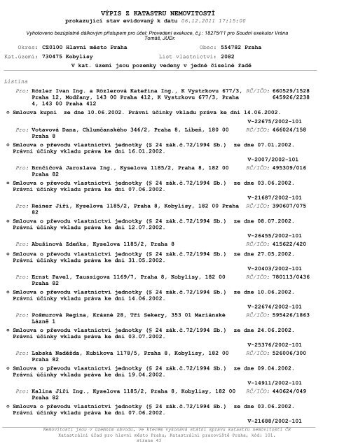 ZNALECKÃ POSUDEK ÄÃ­slo: 4164-310/2012 - OKdrazby.cz