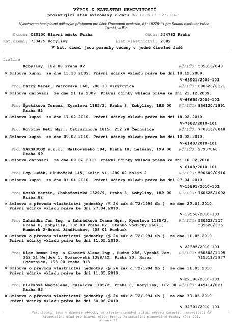 ZNALECKÃ POSUDEK ÄÃ­slo: 4164-310/2012 - OKdrazby.cz