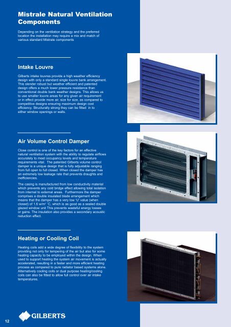 NATURAL VENTILATION SYSTEM The Complete Solution - Gilberts ...