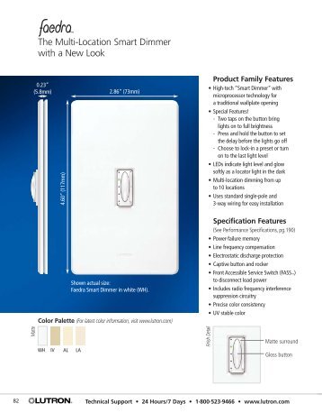 Lutron Traditional Series Dimmers