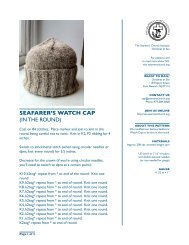 seafarer's watch cap (in the round) - The Seamen's Church Institute