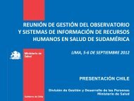 Observatorio de Recursos Humanos en Salud de Chile