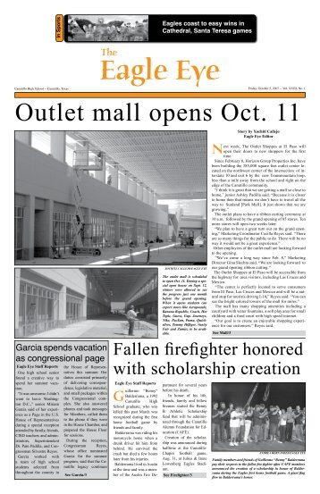Outlet mall opens Oct. 11 - Canutillo Independent School District