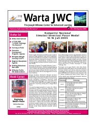 Warta JWC (Agst'05).FH10 - binus university