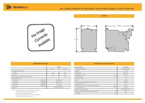 448 turbocharged aftercooled 110kva prime @50hz (121kva stand-by)