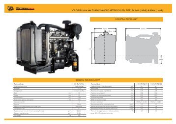 jcb dieselmax 444 turbocharged aftercooled tier3 74.2kw