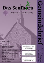 Gemeindebrief 2012-4 - Evangelische Kirchengemeinde Nieder-Moos