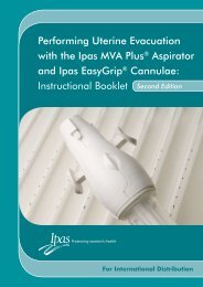 Performing Uterine Evacuation with the Ipas MVA Plus ... - IAWG