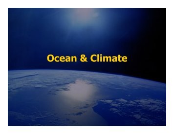 Ocean & Climate.pdf - Atmospheric and Oceanic Science
