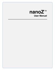 nanoZ User Manual