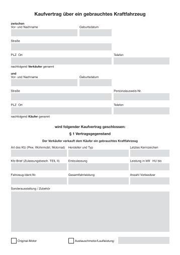 Kfz Kaufvertrag Gewerblich An Gewerblich Ohne Gewährleistung Adac Vordruck Kaufvertrag Kfz Gebraucht