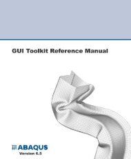 ABAQUS GUI Toolkit Reference Manual - Baustatik-Info-Server