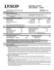 MATERIAL SAFETY DATA SHEET #1049 - LoveArboreal.com