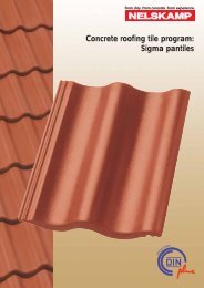 Concrete roofing tile program: Sigma pantiles - Nelskamp