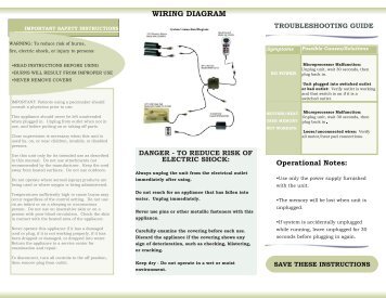 WIRING DIAGRAM - raffel systems