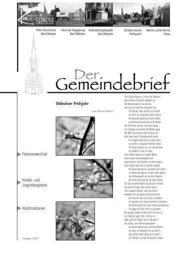 Kinder- und Jugendangebote in unserer K - Ev.-Luth ...