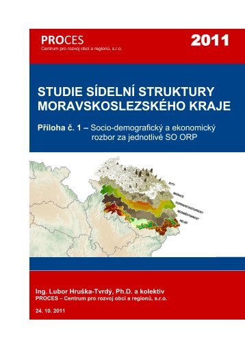 Socio-demografickÃ½ a ekonomickÃ½ rozbor za jednotlivÃ© SO ORP