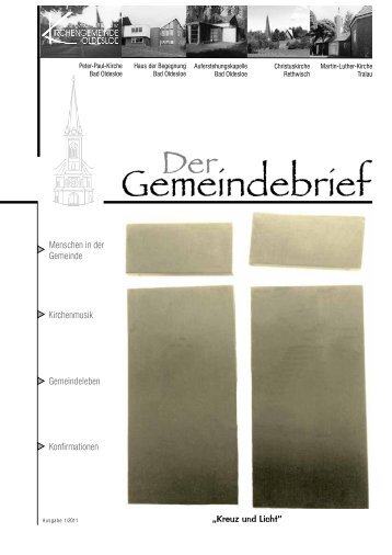 Gemeindebrief 2011.1.pdf - Ev.-Luth. Kirchengemeinde Oldesloe