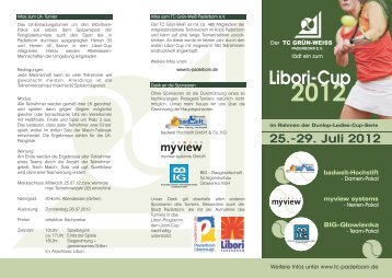 2012 Libori-Cup - TVPro-online