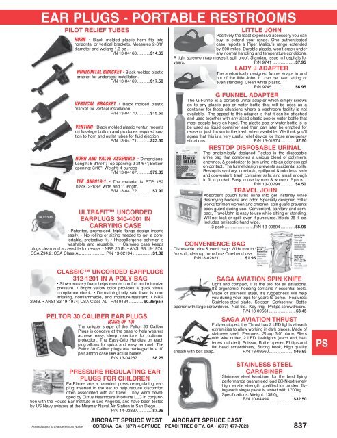 OXYGEN SYSTEMS - Aircraft Spruce