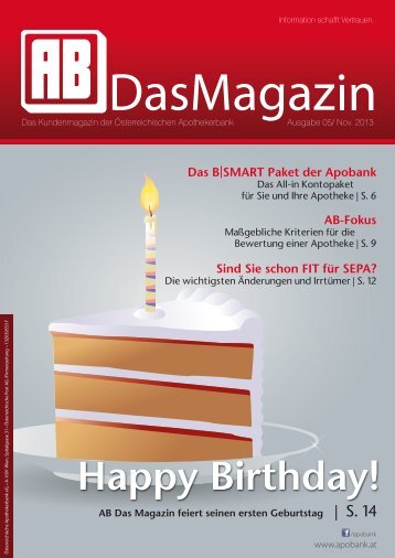 AB Das Magazin - Apothekerbank