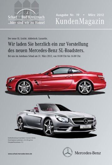 Schad KundenMagazin 1/2012