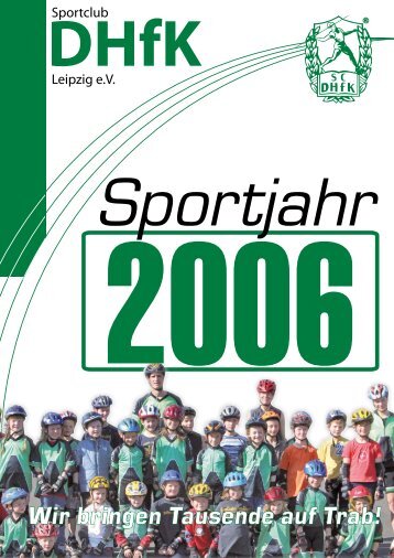 Wir bringen Tausende auf Trab! - SC DHfK Leipzig eV